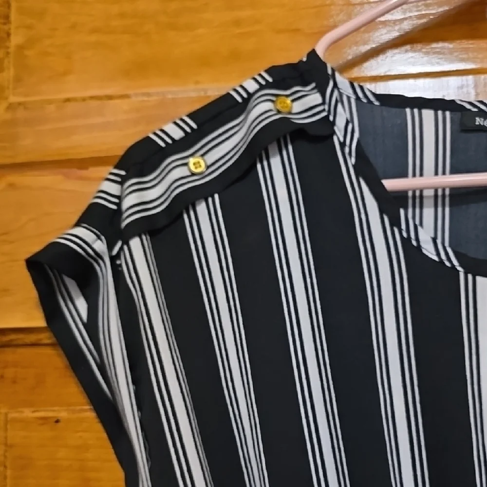 New Glory Black and White Dress M - Picture 3 of 4